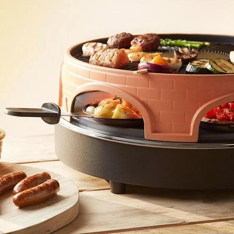 Emerio PO-113255.4 raclette-grill 1500 W must, pruun