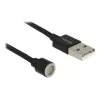 USB-kaabel DeLOCK 85724 USB 2.0 1,1 m Must