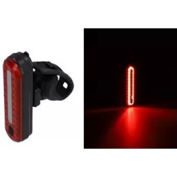 Jalgratta aku LED pidurituli FISCHER mudel 50641 50 LED-iga, akutoitel tagumine ohutustuli