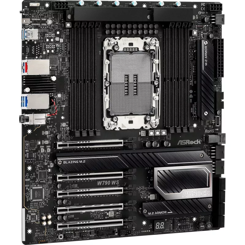 Emaplaat ASRock W790 WS R2.0 Intel W790 LGA 4677 Extended ATX