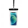 Veekindel universaalne mobiiltelefoni kaitseümbris FIXED Fixed Float — Must, universaalne sobivus, veekindel varrukas