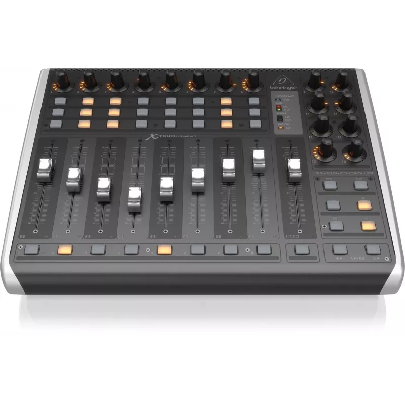 Behringer X-TOUCH COMPACT MIDI-klaviatuur USB Must