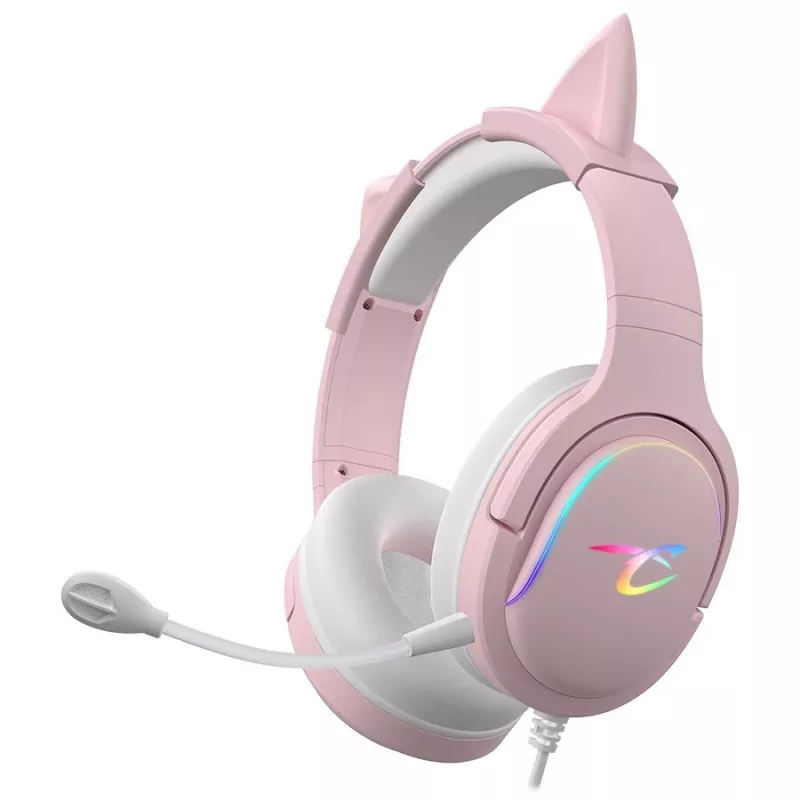 Peakomplekt Subsonic Spectra LED mänguripeakomplekt Sweety Pink