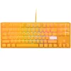 Ducky One 3 TKL klaviatuur mängimiseks USB QWERTY inglise kollane