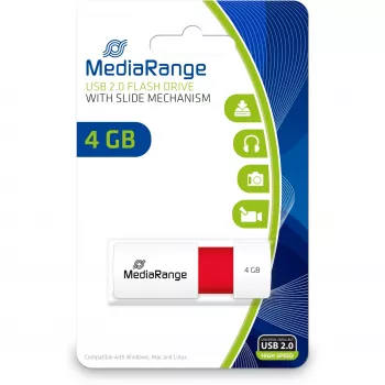 USB-mälupulk MediaRange 4 GB USB Type-A 2.0 MR970