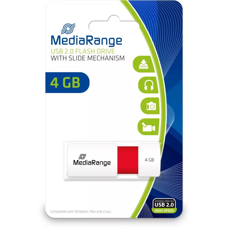 USB-mälupulk MediaRange 4 GB USB Type-A 2.0 MR970