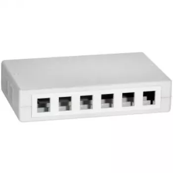 LOGILINK- Keystone Surface Mounted Box 12 port UTP, valge (NK4033)