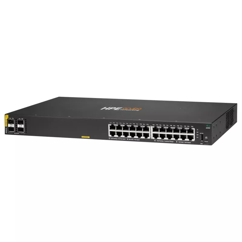 Lüliti HP Enterprise Aruba 6000 24G CL4 4SFP — 24 x Gigabit Ethernet, 4 x SFP porti