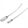 ROLINE – iPad/iPhone/iPod laadimis-/andmekaabel – Lightning / USB – USB Type A, 4-pin (M) – Lightning (M) – 1,8 m – varjestatud – (USB/USB 2.0) – valge (11.02.8322)