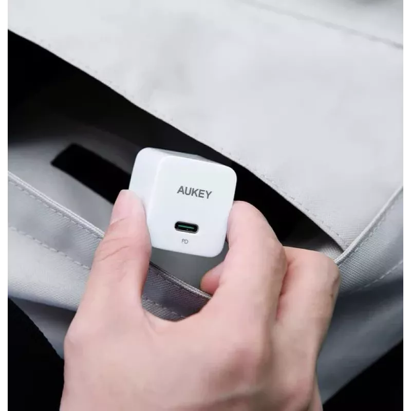 Mini seinadapter PA-Y20S Valge 1xUSB-C 20W PD Power Delivery