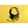 Peakomplekt Razer Kraken V4 X Pokemon — juhtmega USB-C/USB-A, supraaural, 20–20000 Hz, 1,8 m kaabel, 310 g, must/kollane