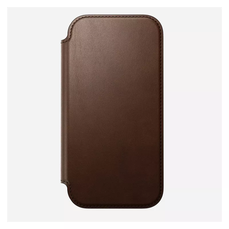 Folio telefonikott Nomad NM014209858 Apple iPhone 17 jaoks, 16 cm (6,3 tolli), pruun, 4 kaarditaskut