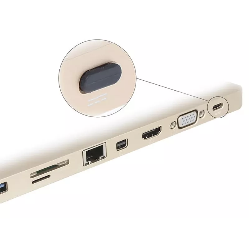 Socket safety cover DeLOCK 64014 USB USB-C Must 10 pcs