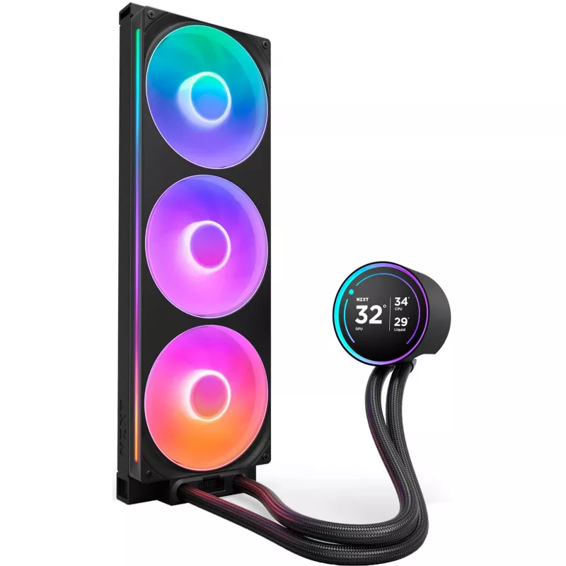 Kraken Elite 420 RGB 420 mm, vedelikjahutus must