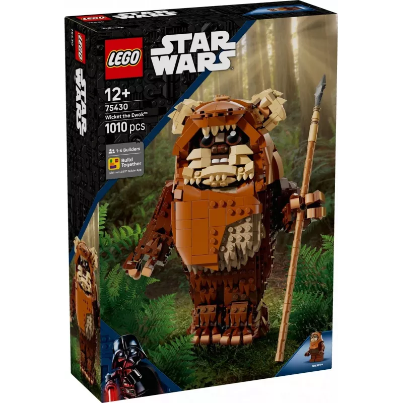 LEGO Star Wars konstrueerib Wicket the Ewok 75430 ehituskomplekti — 1010 tükki, 230 mm mudel, vanus 12+