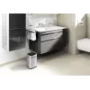 Prügikast Durable NO TOUCH 6L ristkülikukujuline roostevaba teras hõbedane must
