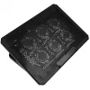 Sülearvuti jahutusalus Kolink KL-F500 kuni 17,3-tollisele (43,9 cm) — 6 ventilaatorit, 1900 p/min, USB, must