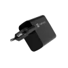 Juhtmega mobiilseadme laadija NATEC NUC-2145, 65W, USB-C PD 3.0 + QC 3.0, 1x USB-C, 1x USB-A, 110–240 V, must