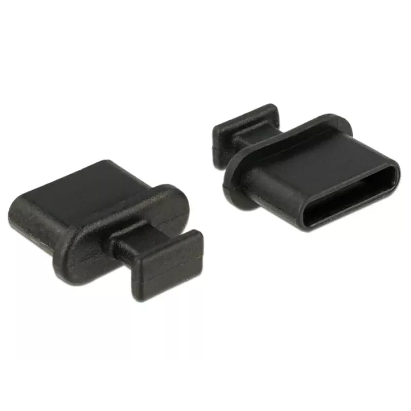 Pistikupesa turvakate DeLOCK 64013 USB USB-C Must