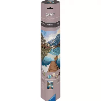 Ravensburger CreArt maalimiskomplekt Lake Views 23909 — loominguline numbrite järgi maalimise komplekt lastele ja täiskasvanutele