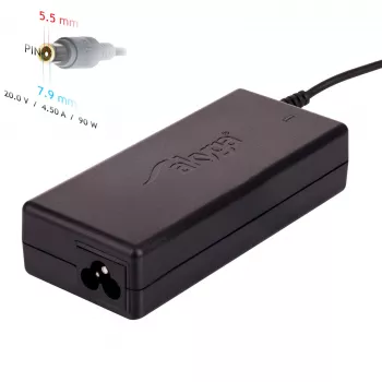 Akyga AK-ND-18 laadija Lenovo sülearvutitele, 90 W, 20 V / 4,5 A, 7,9 x 5,5 mm tihvtiga