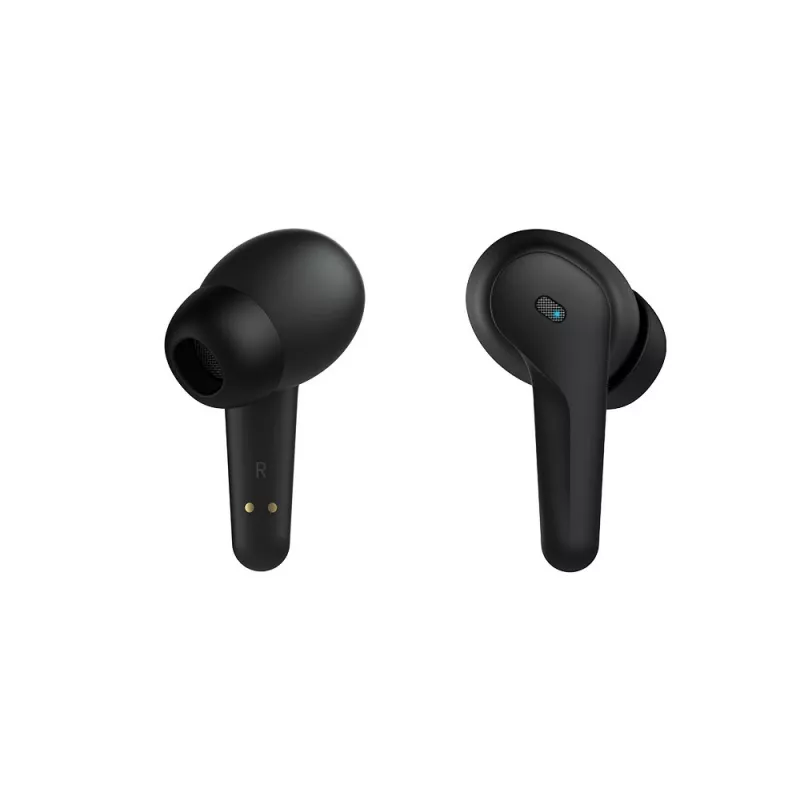 SAVIO kõrvasisene TWS-peakomplekt TWS-12, Bluetooth 5.3, sisseehitatud mikrofon, must