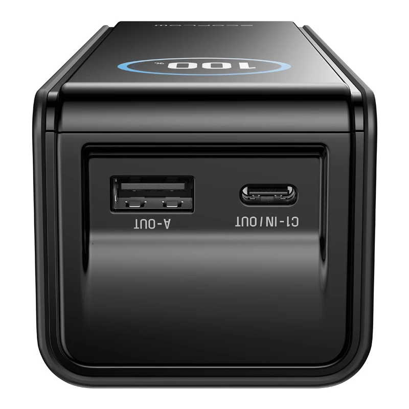 Akupank EcoFlow RAPID EF-RAPID25K140W-B-EU 25000 mAh, 3 porti (2×USB-C, 1×USB-A), Must