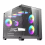 Arvutikorpus DarkFlash B275 PRO (must) koos 6 kaasasoleva jahutusventilaatoriga