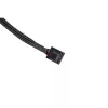 Kaablipikendus Alphacool 18675 Plastist Must 600 mm