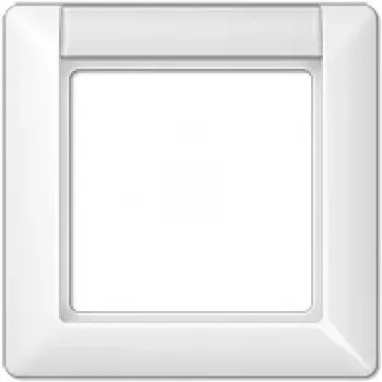 Seinaplaat JUNG AS 581 NA WW Valge, Duroplast, 80,5×80,5 mm