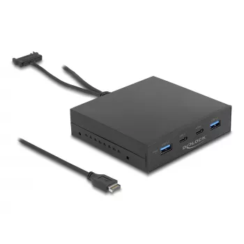 DeLOCK 3,5-tolline USB 3.2 Gen 2 esipaneel 2 x USB USB-C 2 x USB Type-A