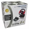Mängurool ESPERANZA EG103 — PC/PS2/PS3, 13 nuppu, vibratsioon, kiirendusmõõtur, must/punane