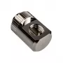 EK Water Blocks EK-Torque adapter 90 kraadi G1/4 tolli AG G1/4 tolli IG-le - pööratav, niklihõbedane