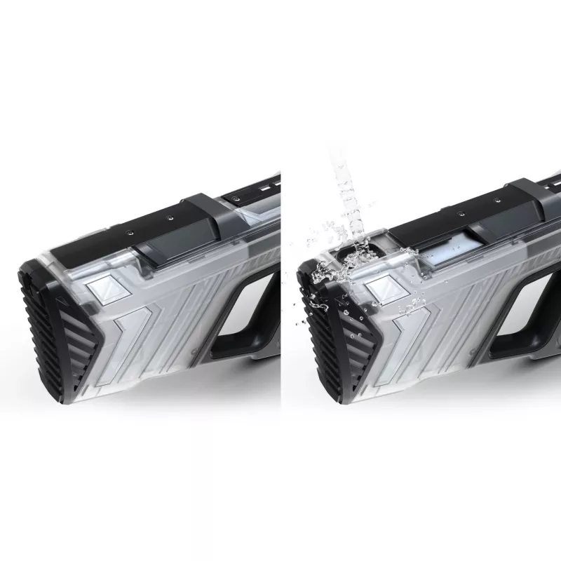 Veepüstol SpyraOne SpyraGO Clear Transparent — kompaktne laetav veeprits SPGO1T