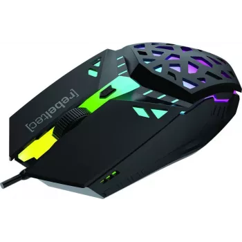 Juhtmega mängurihiir Rebeltec SHARK — ergonoomiline disain, optiline sensor
