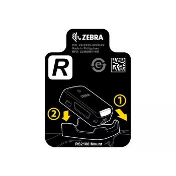 Zebra SG-RS2X-HMTRA-01 hoidik Passiivne hoidik Vöötkoodiskanner Must