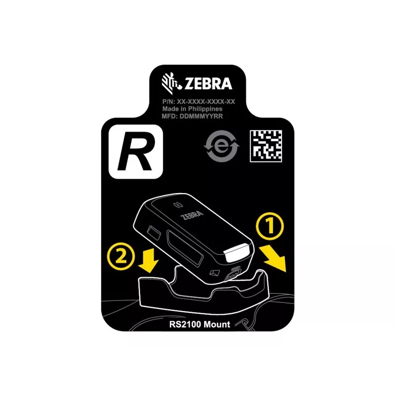 Zebra SG-RS2X-HMTRA-01 hoidik Passiivne hoidik Vöötkoodiskanner Must