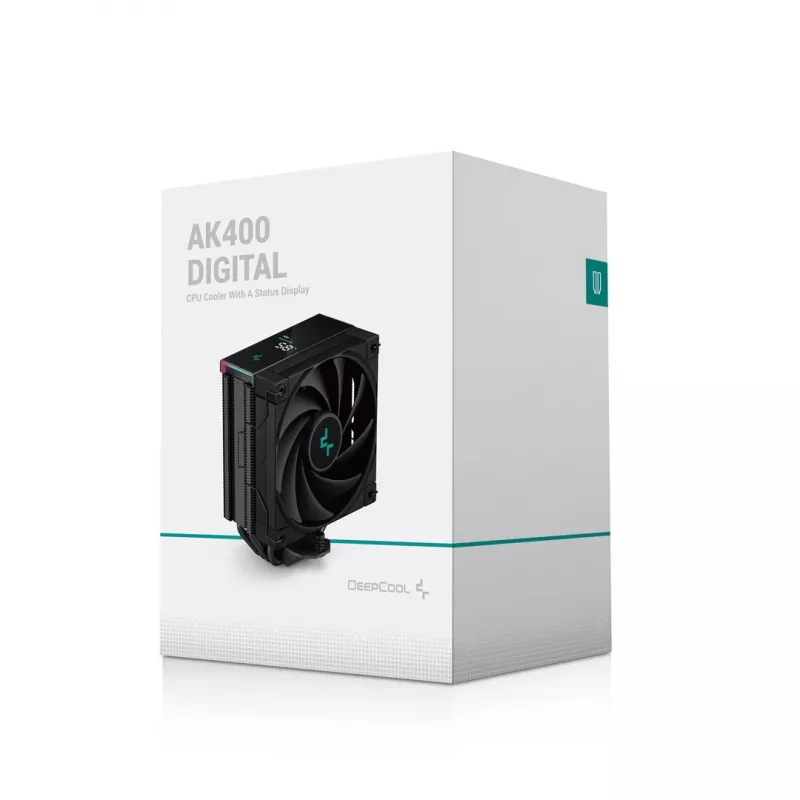 DeepCool AK400 DIGITAL protsessori õhujahuti 12 cm must 1 tk