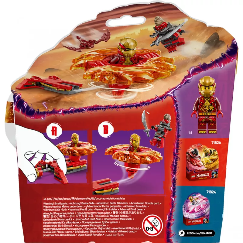LEGO NINJAGO 71823 Kai draakoni Spinjitzu ketas
