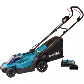 Makita DLM330RT muruniiduk, järelkäidav muruniiduk, aku, must - sinine (DLM330RT)