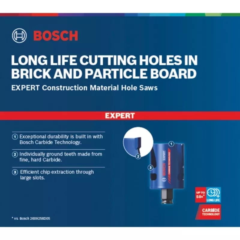 Bosch 2 608 900 490 Expert Construction Material augusaagide komplekt, 10 tk, 20–64 mm