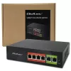 Ethernet PoE lüliti QOLTEC 52289 — 4x RJ45 PoE porti, 2x RJ45 üleslinki, 65W võimsuseelarve