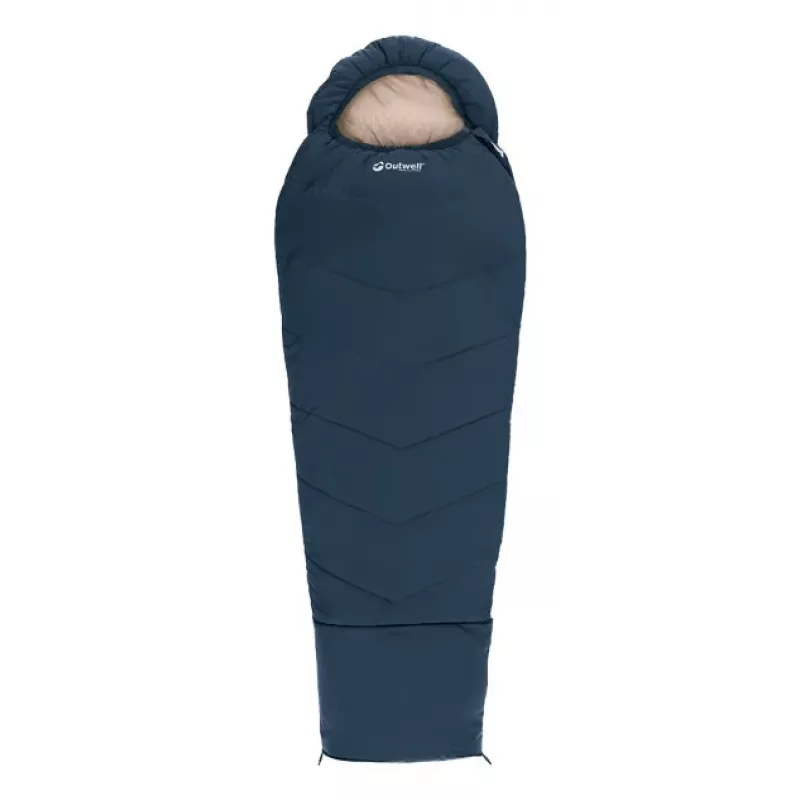 Outwell Convertible Junior laste muumiastiilis magamiskott, polüester, sinine – 1700 mm pikkus, 630 mm laius, kasutajatele kuni 150 cm