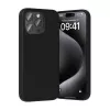 Kaitsev silikoonümbris Vention KUFB0-40 iPhone 15 Pro Max jaoks — must pehme puutega kate