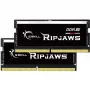 SO-DIMM 32 GB DDR5-4800 (2x 16 GB) Dual-Kit, Arbeitsspeicher schwarz, F5-4800S4039A16GX2-RS, Ripjaws