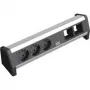 Power Extension Bachmann 3x Schuko 2x GST18 must hõbedane