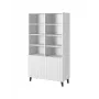Shelving unit PAFOS 100x40x176.5 cm valge matt