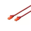 Võrgukaabel Digitus CAT 6 U/UTP patch-juhe RJ-45 Cat6 5m Punane