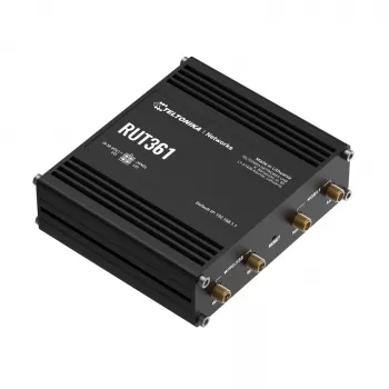 Teltonika tööstuslik 4G LTE ruuter RUT361 Cat 6 LTE, WiFi 4, 2x RJ45 100Mb/s, IP30