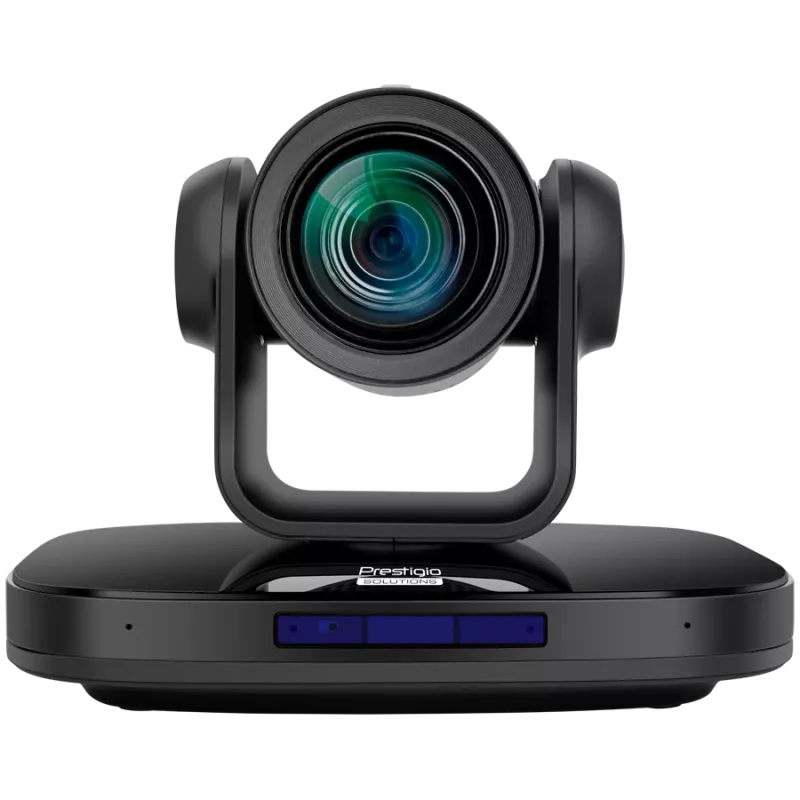Prestigio videokonverentsi 4K PTZ-kaamera Alpha — 4K UHD, 8,4 MP, PTZ, AI, PoE, HDMI 2.0/USB 3.0/RJ45/3G-SDI (mikrofonita)
